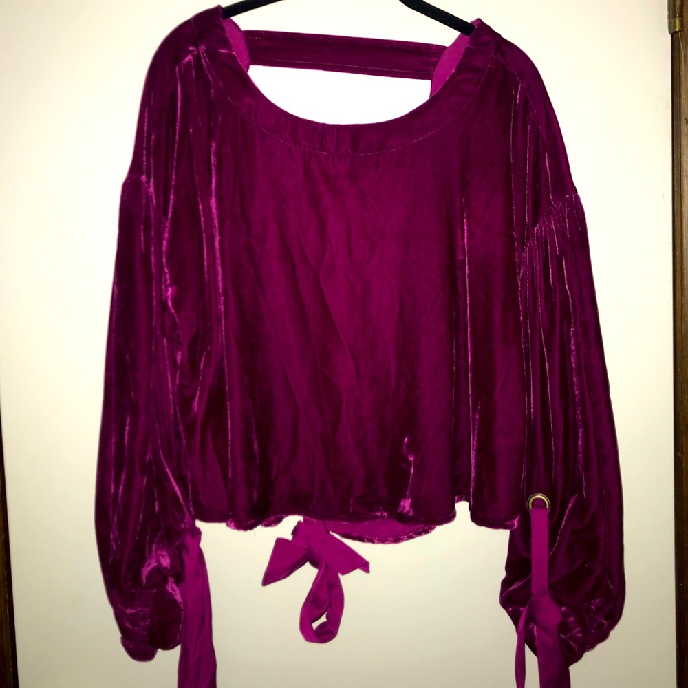 Free People Velvet Top
